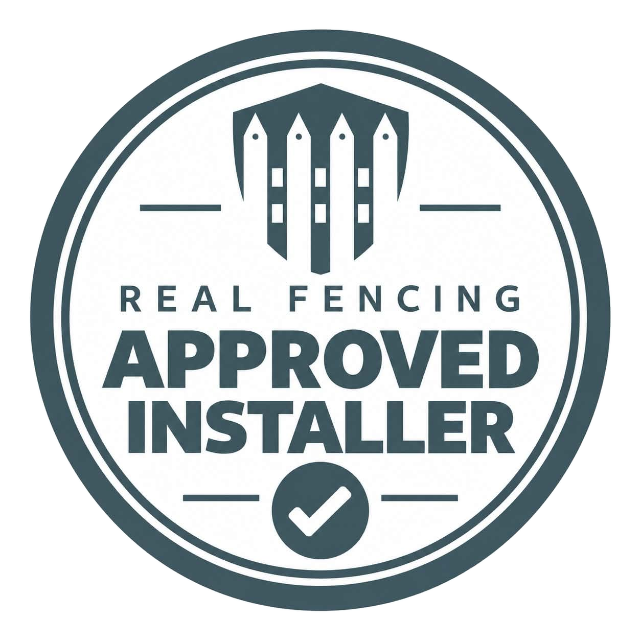 Real Fencing Approved Installer badge